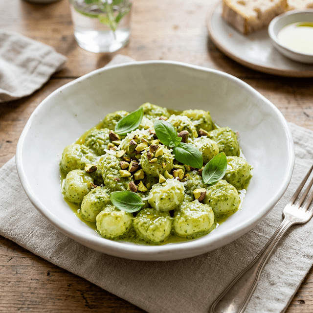 Chicche al Pesto di Pistacchio